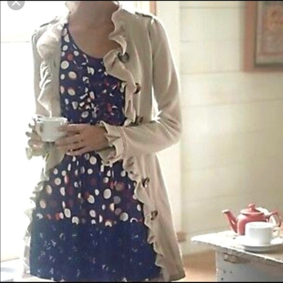 Anthropologie Dresses & Skirts - Anthropologie Moulinette Soeurs Silk Color Drenched Dot Dress – Size 0